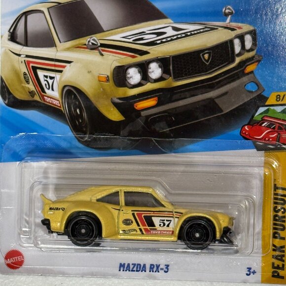 Hot Wheels Mazda RX-3 2025 • Peak Pursuit • Mainline 243/250 • JDM Collector Car - Picture 3 of 7